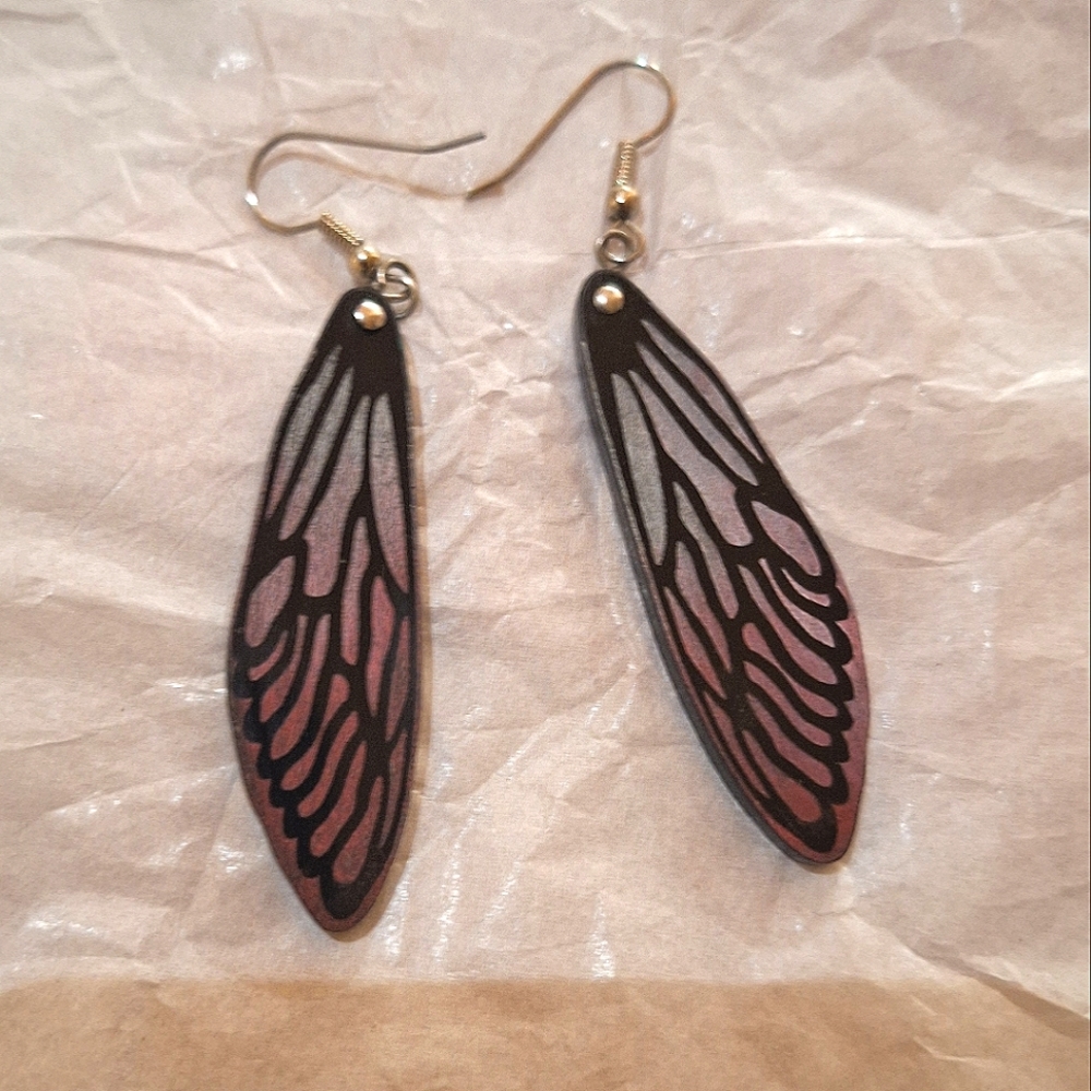 Butterfly wing earrings